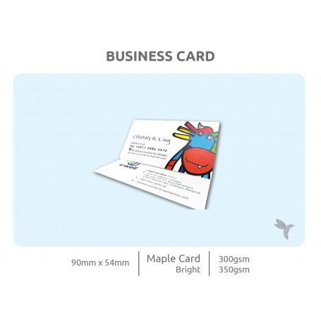 FSC Certified Card: Single Side Printing (100pcs per QTY)