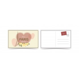 POSTCARD : Art Card 310gsm Laminate Card : Double Side Printing (100pcs)